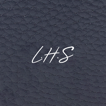 Leather Passport Holder (Navy)