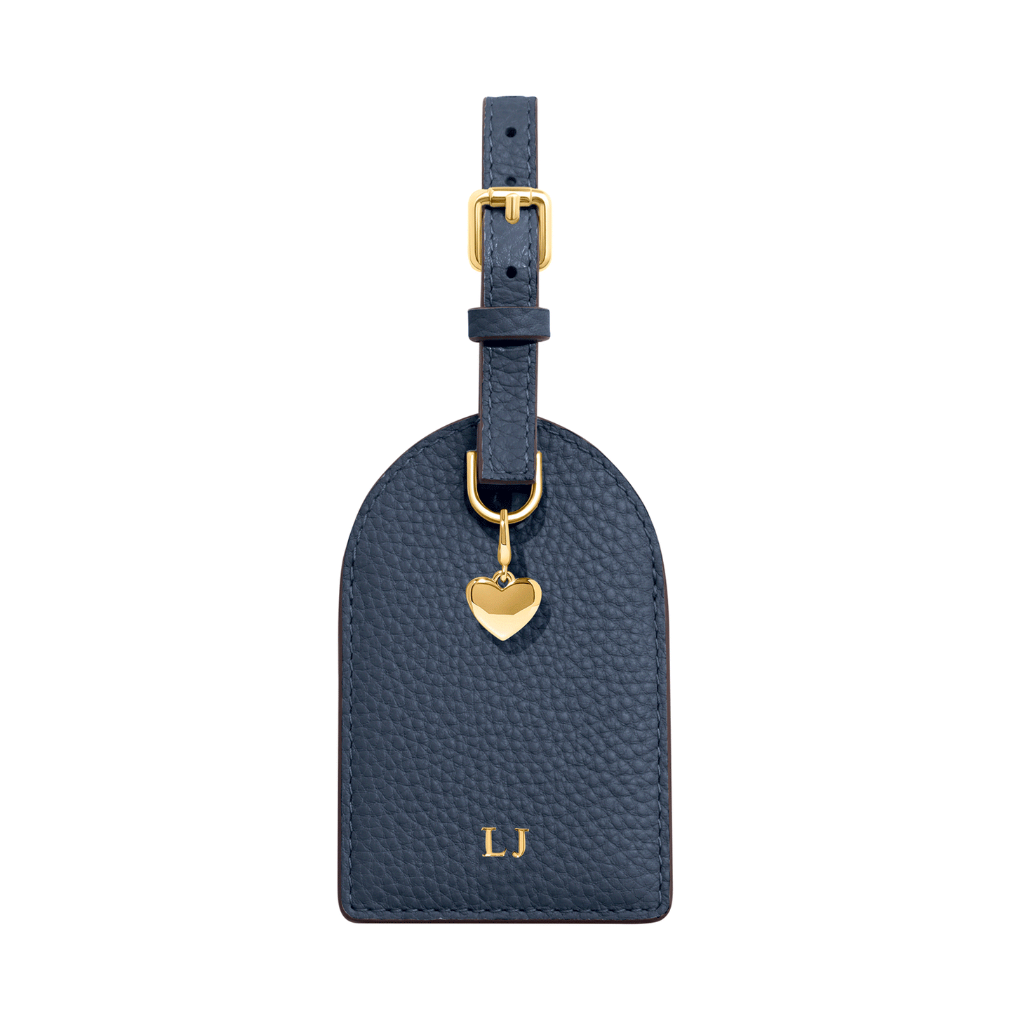 Leather Luggage Tag (Navy)