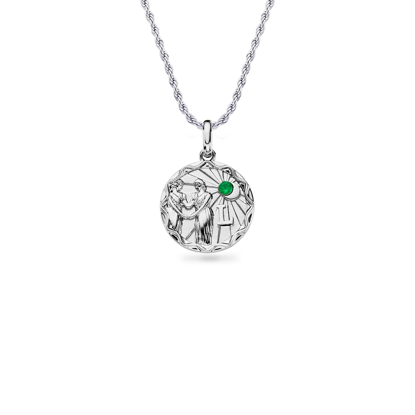Layering Small Rope Chain Necklace (Silver)