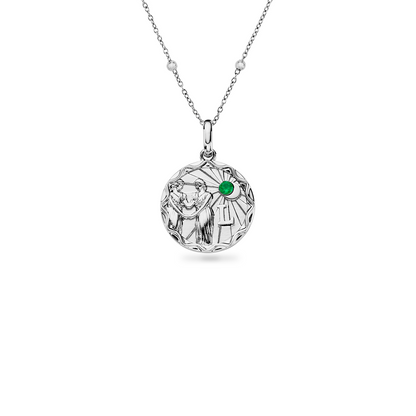 Layering Sphere Chain Necklace (Silver)