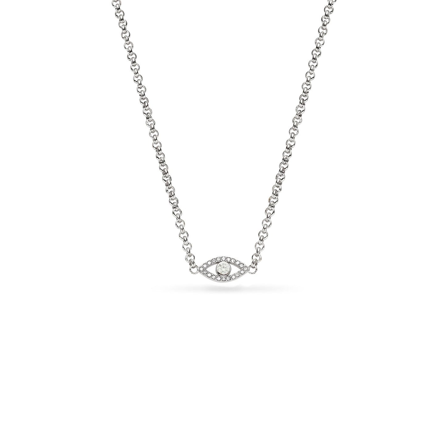 Custom Evil Eye Necklace (Silver)