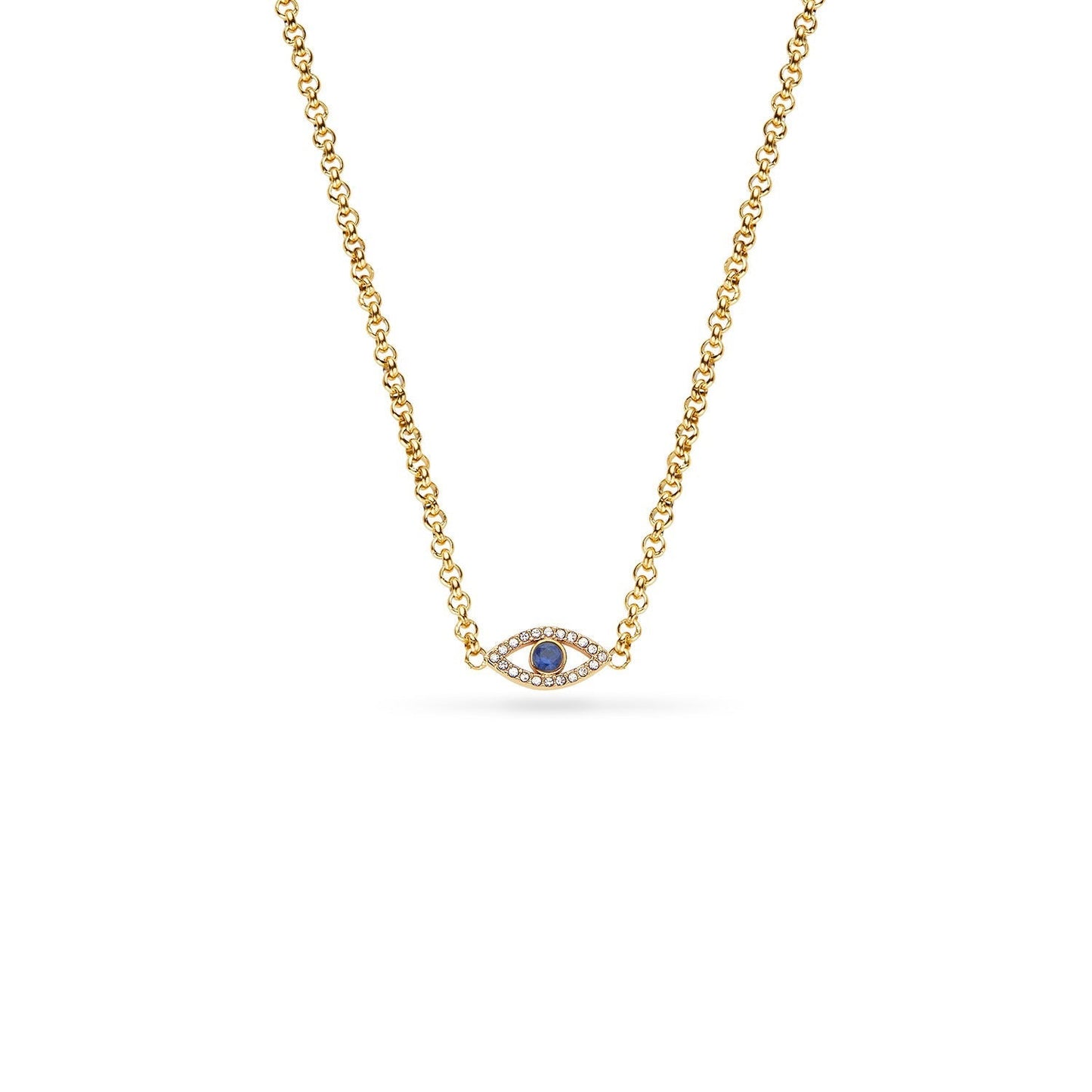 Custom Evil Eye Necklace (Gold)