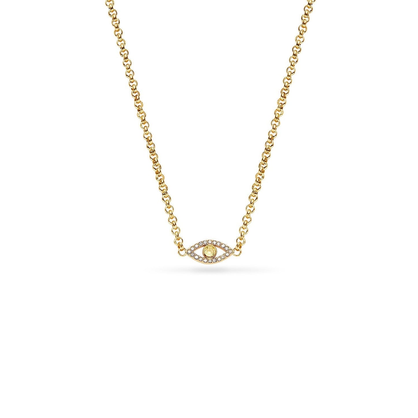 Custom Evil Eye Necklace (Gold)