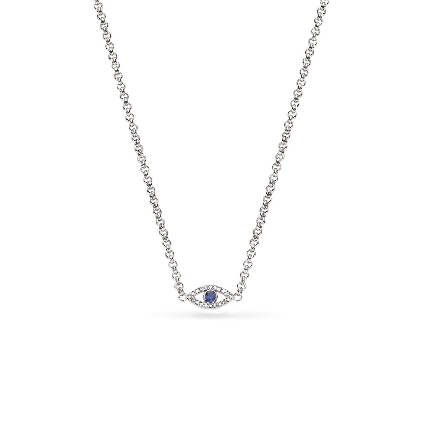 Custom Evil Eye Necklace (Silver)