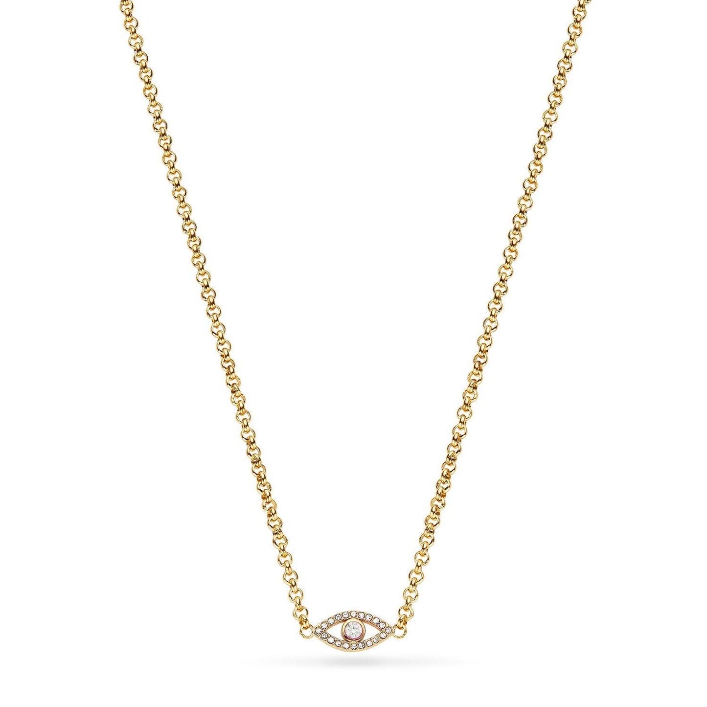 Custom Evil Eye Necklace (Gold)