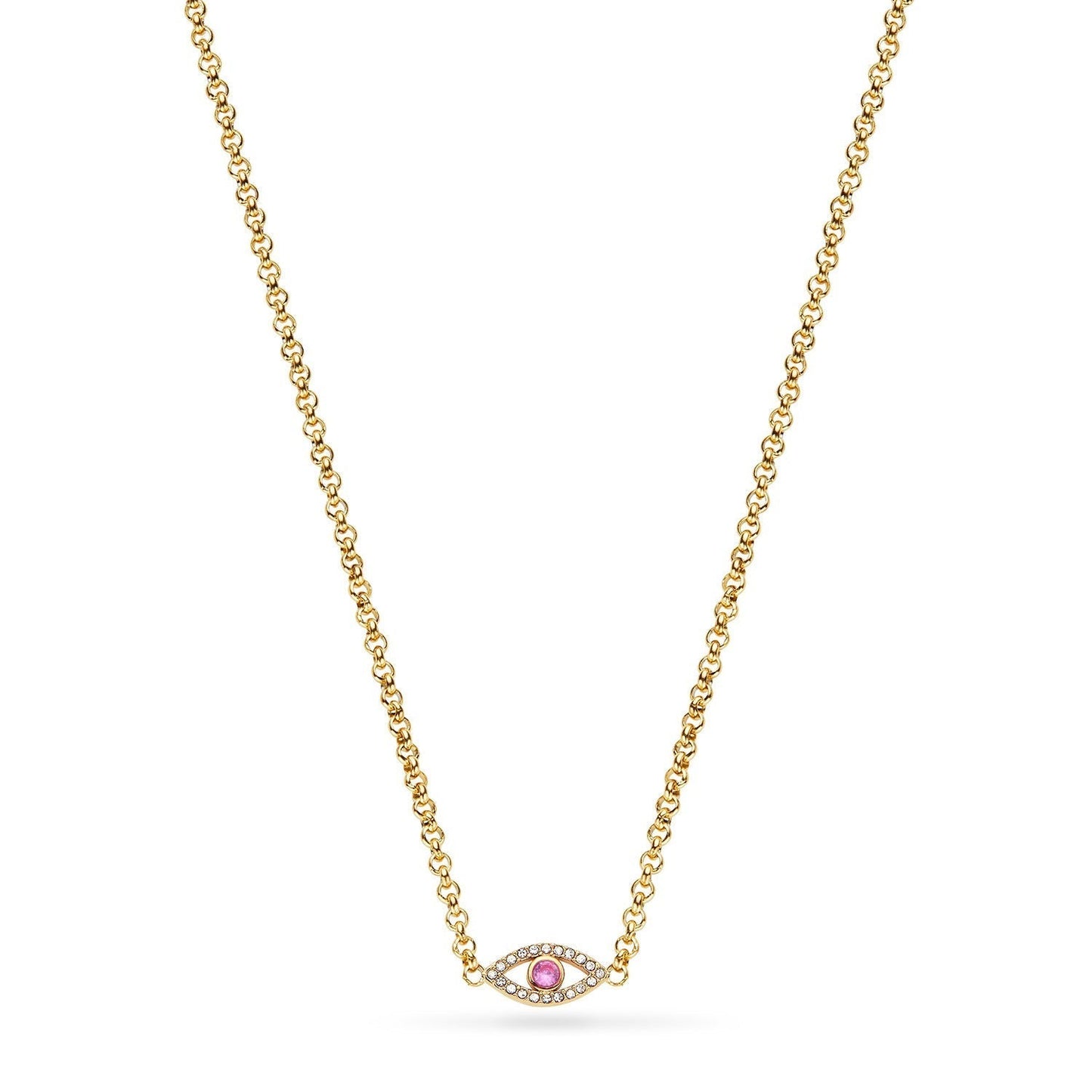 Custom Evil Eye Necklace (Gold)