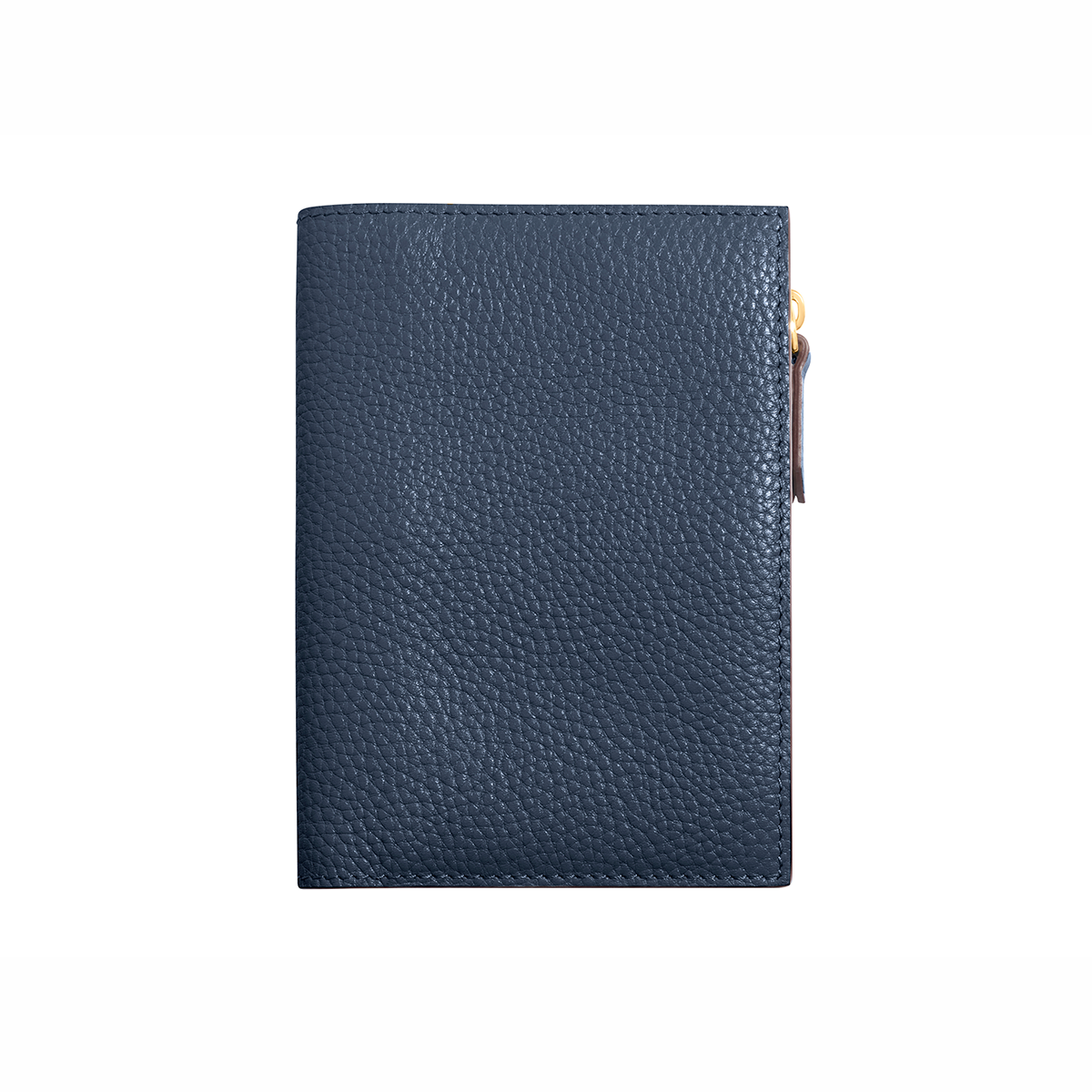 Leather Passport Holder (Navy)