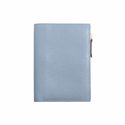 Leather Passport Holder (Powder Blue)