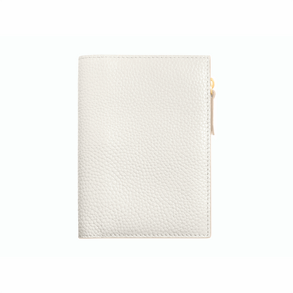 Leather Passport Holder (Ivory)