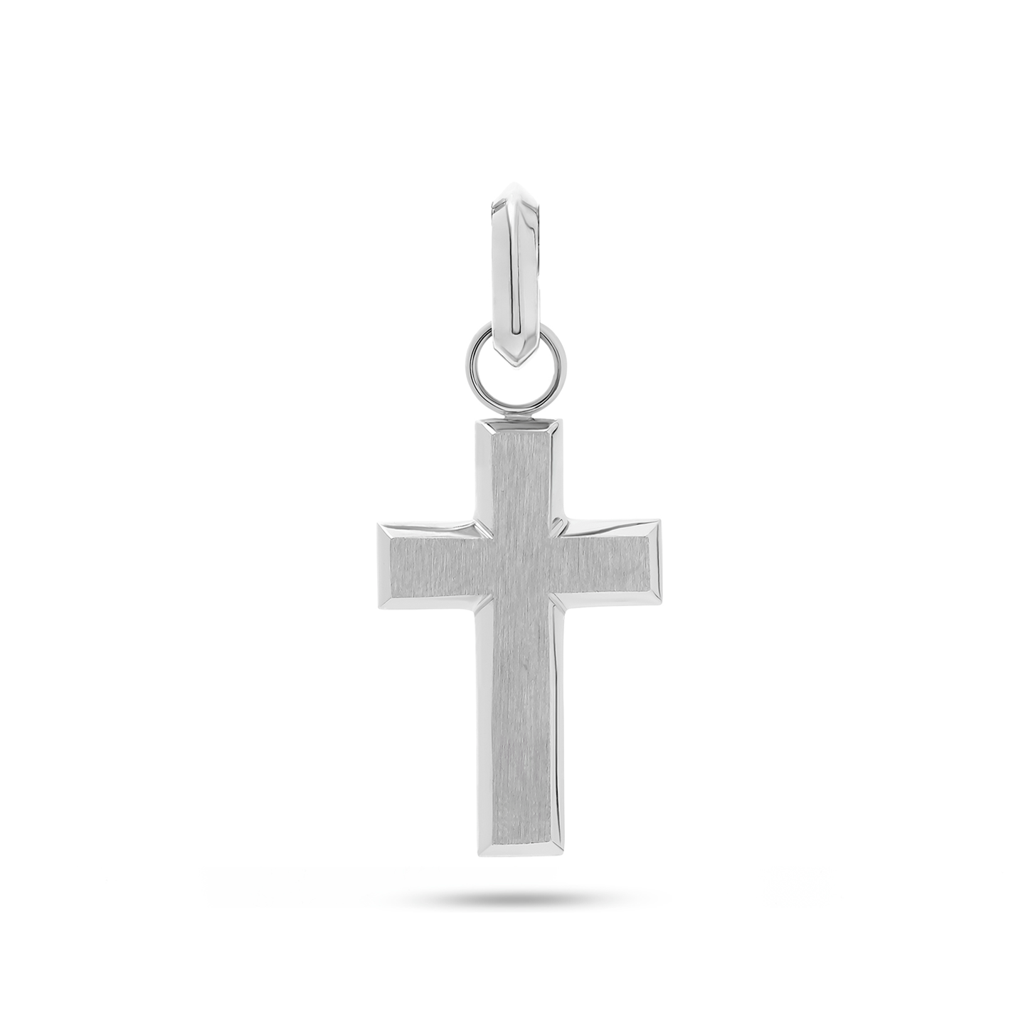 Intersection Cross Pendant (Silver)