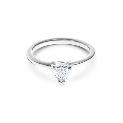 Birthstone Heart Legacy Ring 1ct (Silver)