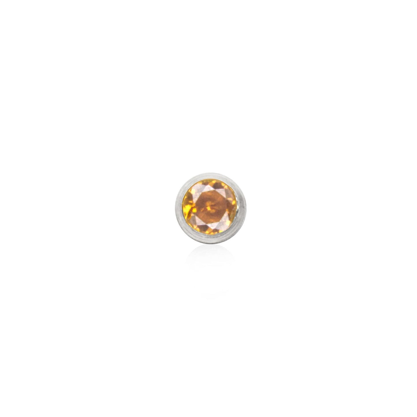Custom Retro Birthstone (Silver)