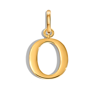 Large Didot Initial Accessories Charm (Gold)