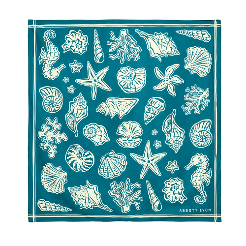 Ocean Icon Scarf (Teal)