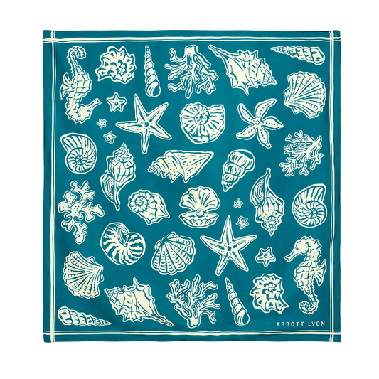 Ocean Icon Scarf (Teal)