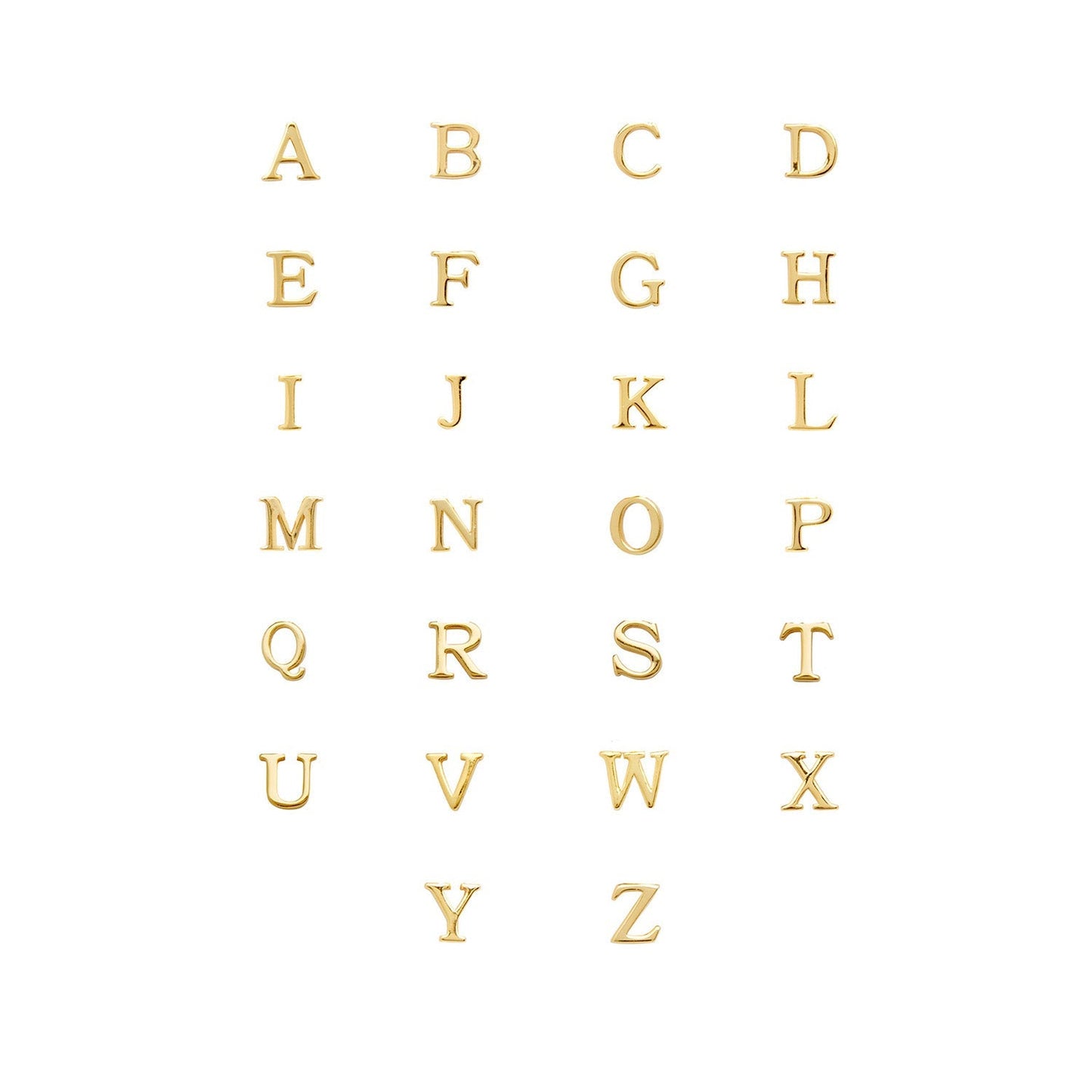 Stories Initial Pendant (Gold)