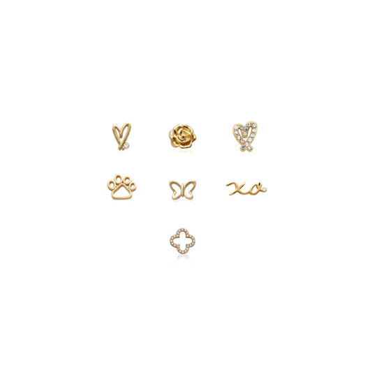 Made Mine Charms - Stories Charms (Gold)