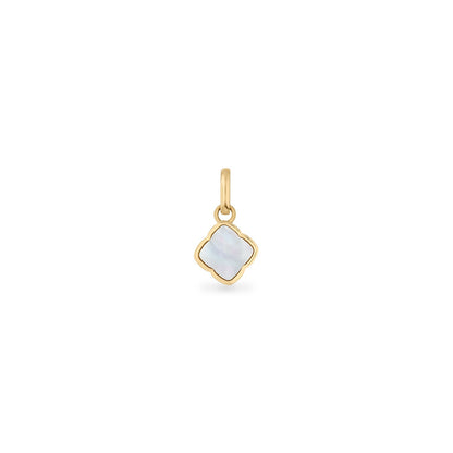 Pearl Clover Pendant (Gold)