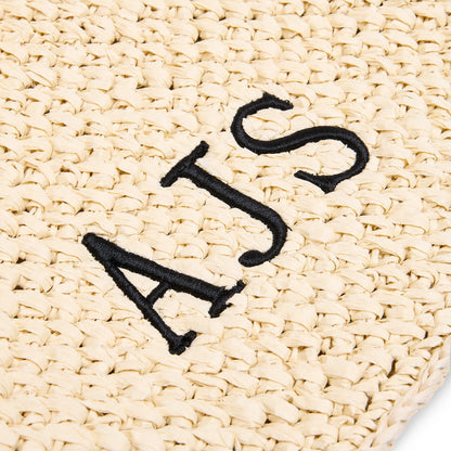 Personalised Raffia Bag - Test