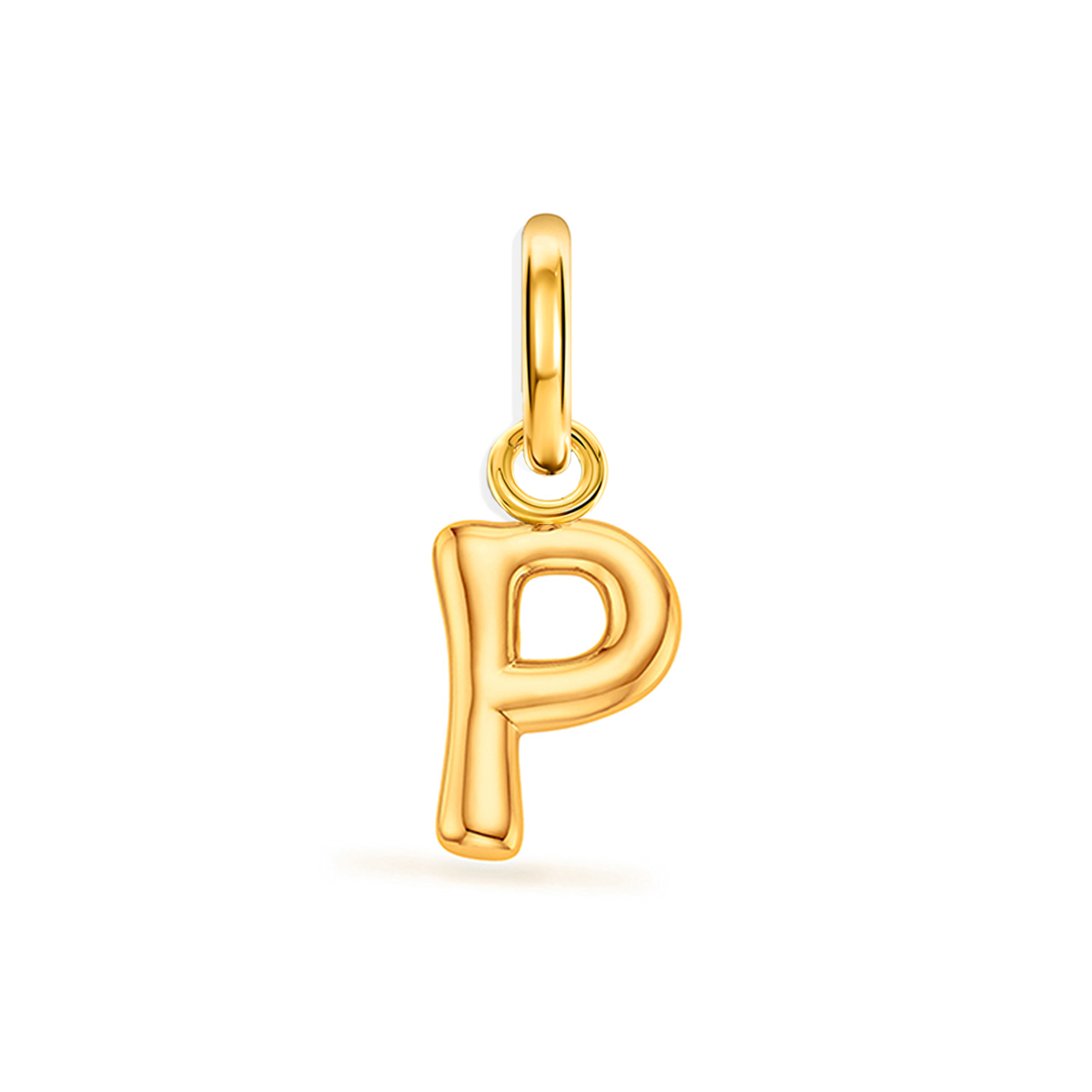 Large Molten Initial Accessories Charm (Gold)