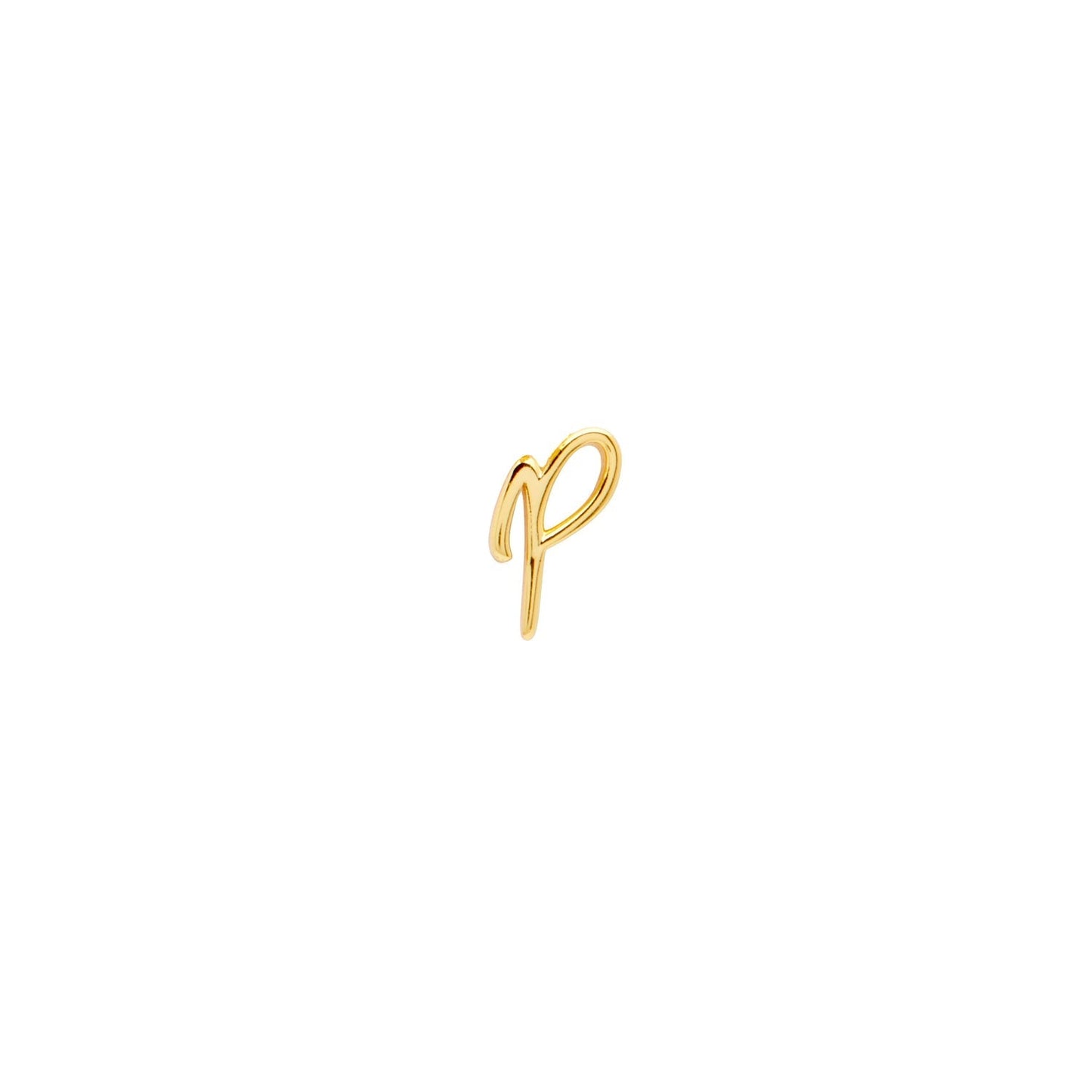 Made Mine Script Letter Bracelet (Gold)