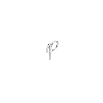 Made Mine Script Letter Bracelet (Silver) - TT