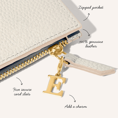 Leather Passport Holder (Ivory)