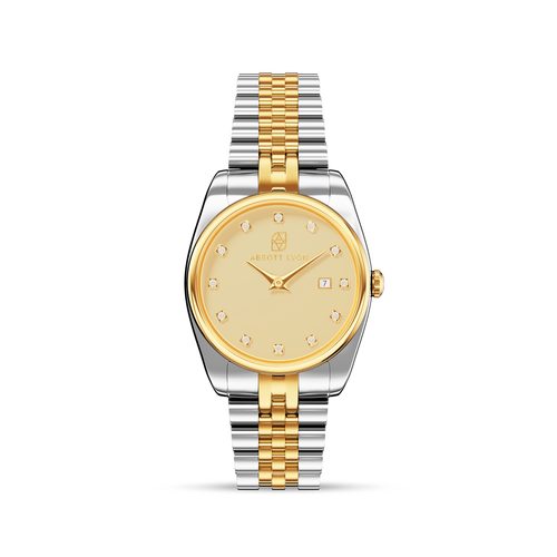 Butter Yellow Belgravia 30 Watch (Two Tone)