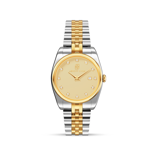 Butter Yellow Belgravia 30 Watch (Two Tone)