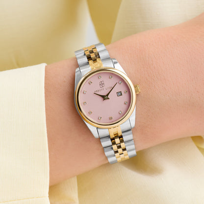 Pale Pink Opal Cushion Set (Gold)