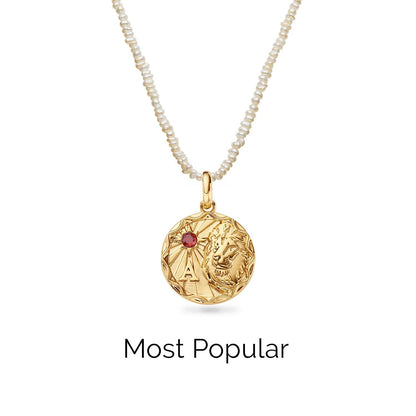 Layering Mini Pearl Beaded Chain Necklace (Gold)