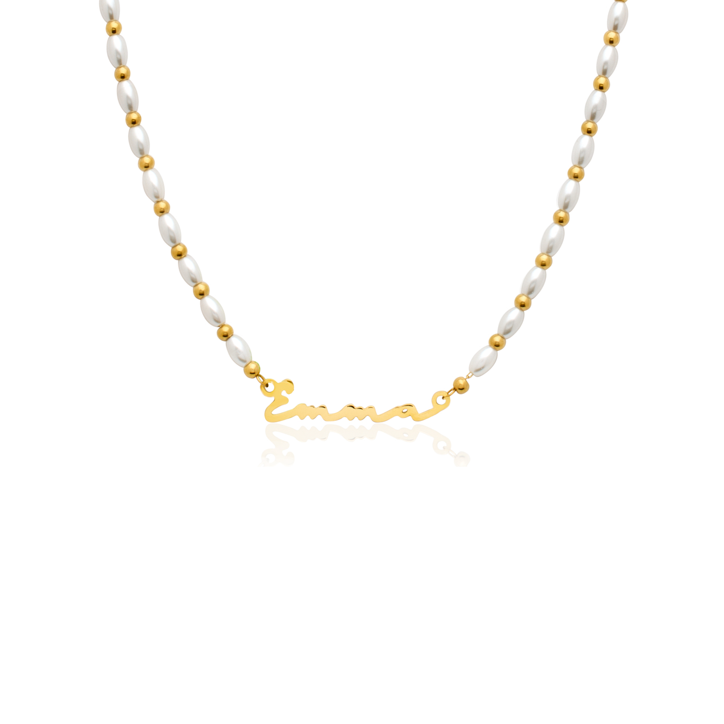 Signature Name Necklace - Gold