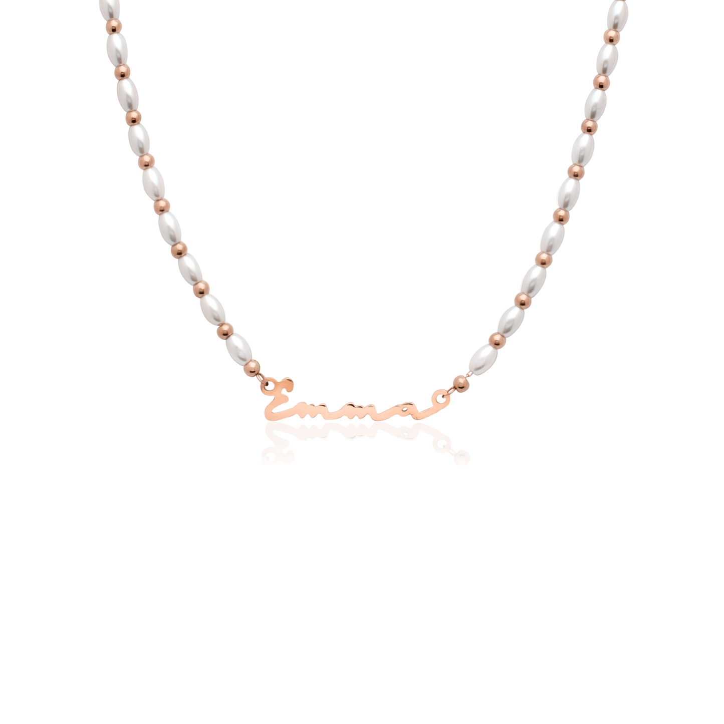 Signature Name Necklace - Rose Gold