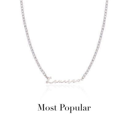 Signature Name Necklace (Silver)