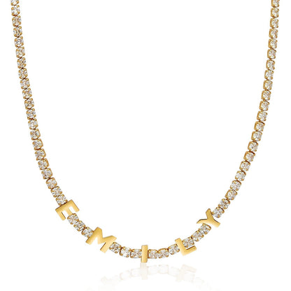 Made Mine Name Necklace (Gold)