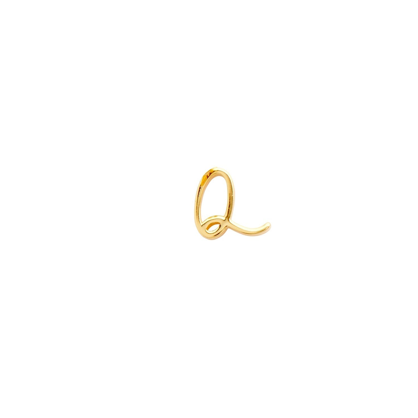 Made Mine Script Letter Bracelet (Gold)