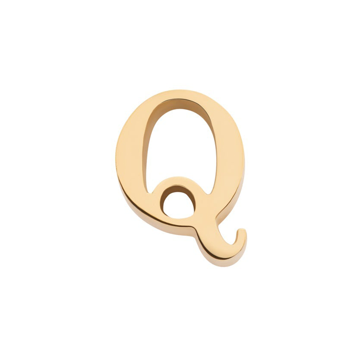 Initial Necklace Charm (Gold)
