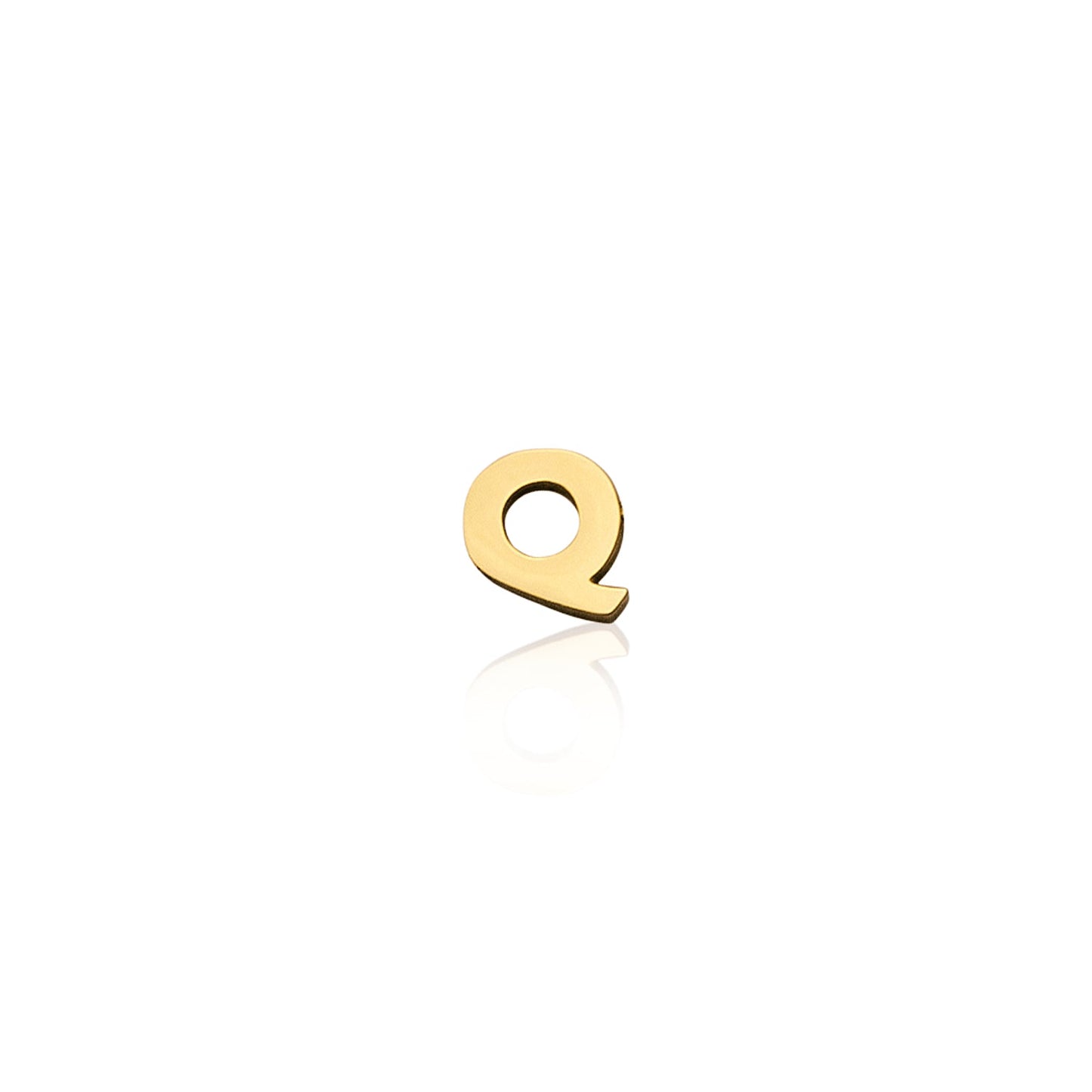 Mini Letter & Heart Birthstone Layered Necklace Set (Gold)
