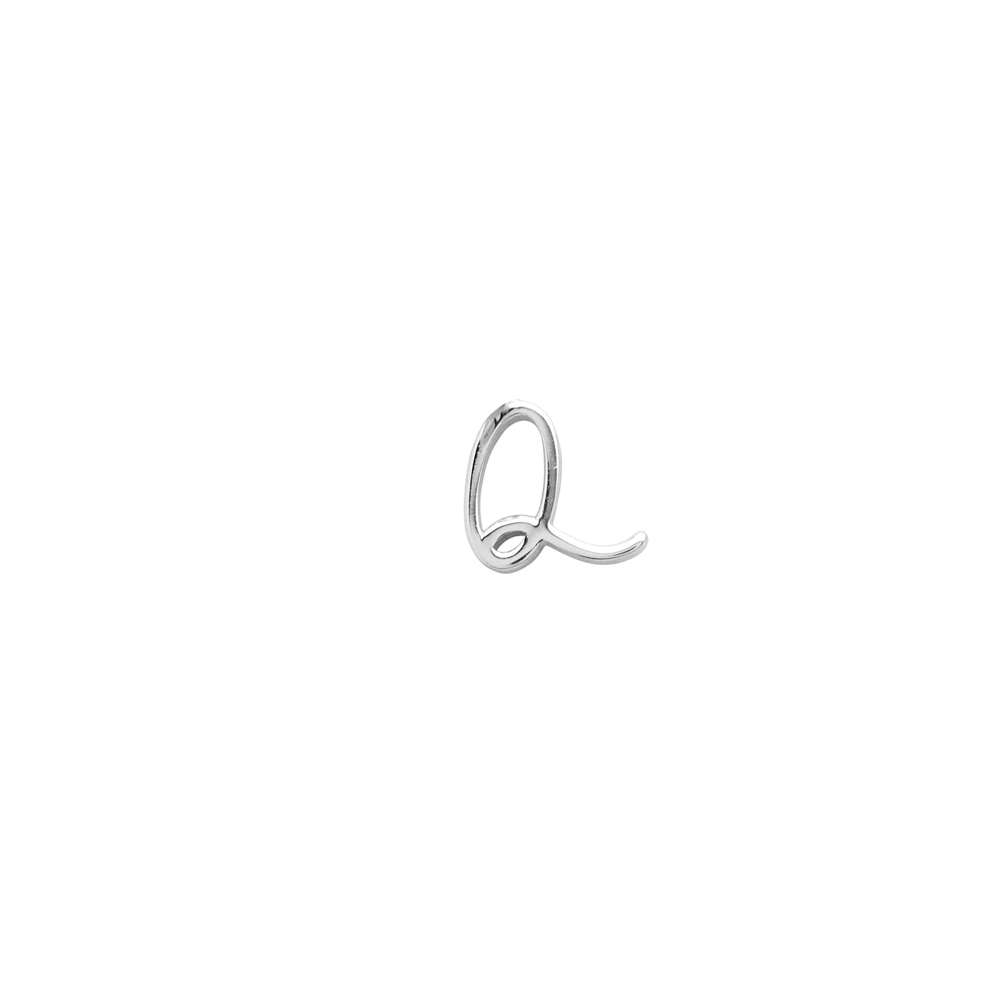 Made Mine Script Letter Bracelet (Silver)
