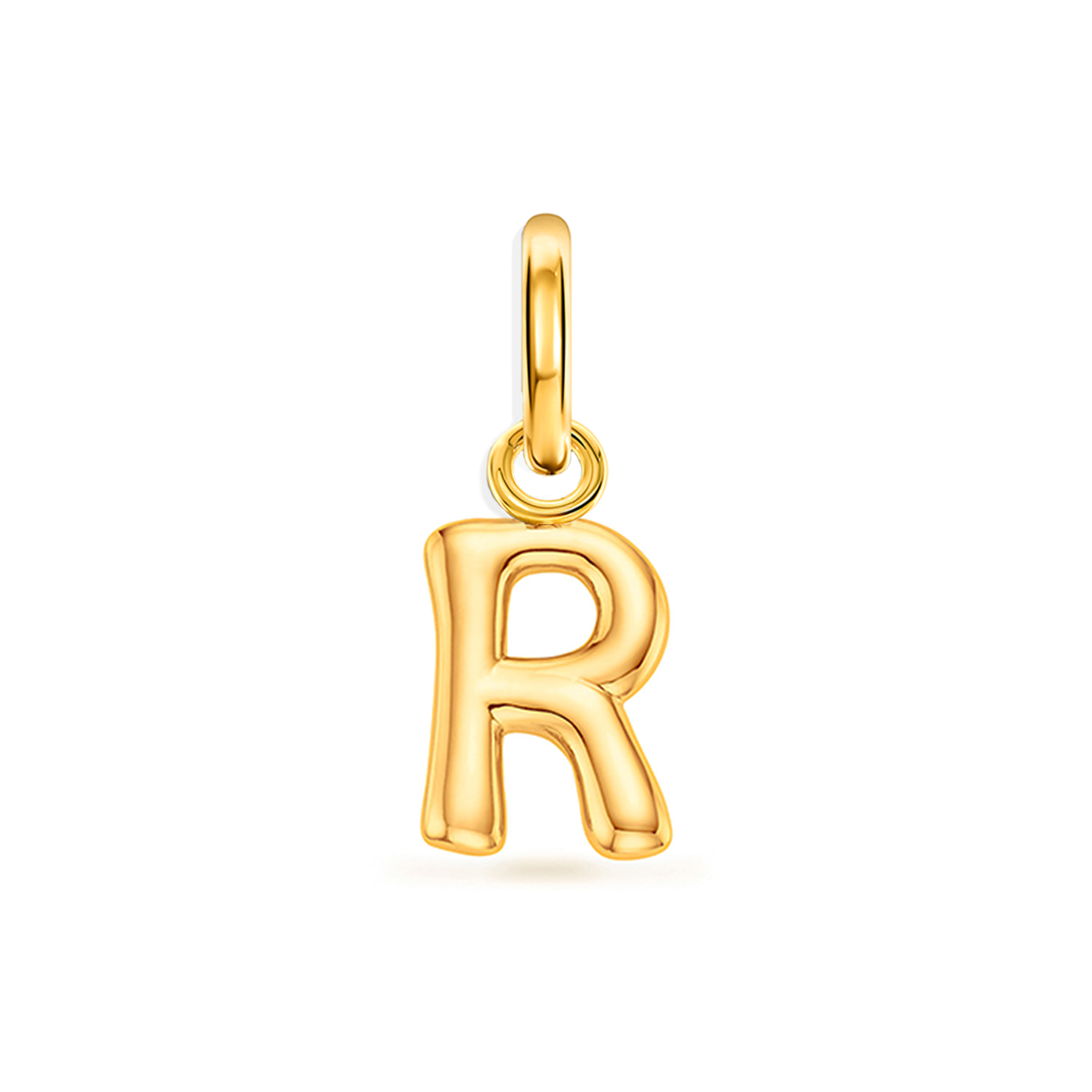 Large Molten Initial Accessories Charm (Gold)