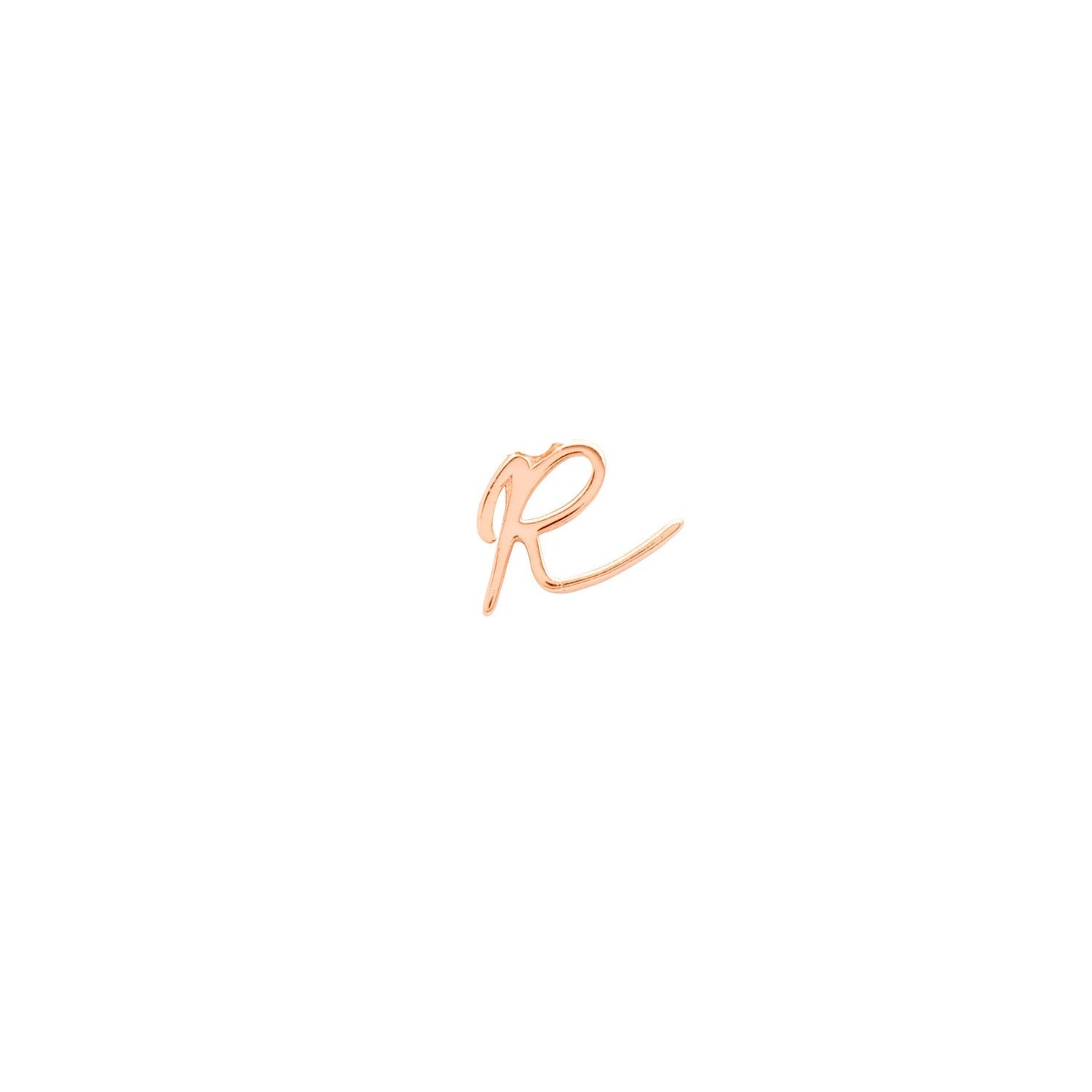 Made Mine Charms - Script Initial Charms (Rose Gold)