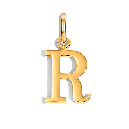 Large Didot Initial Accessories Charm (Gold)