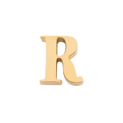 Initial Necklace Charm (Gold)