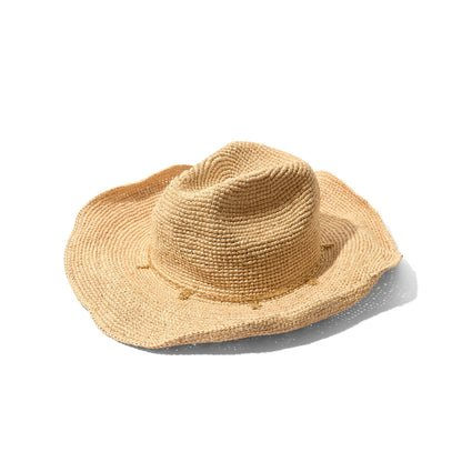 Raffia Cowboy Hat (Natural)