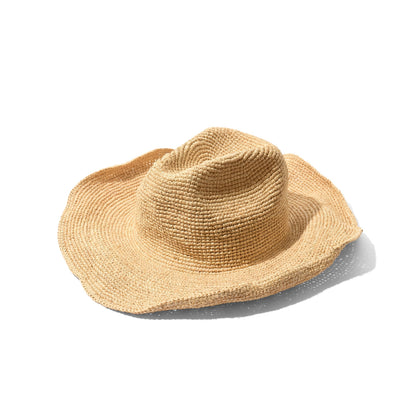 Raffia Cowboy Hat (Natural)