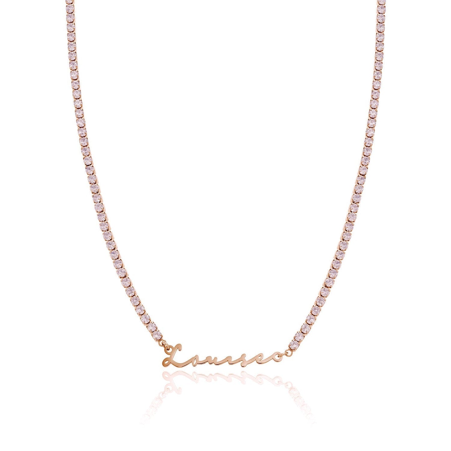 Signature Name Necklace (Rose Gold)