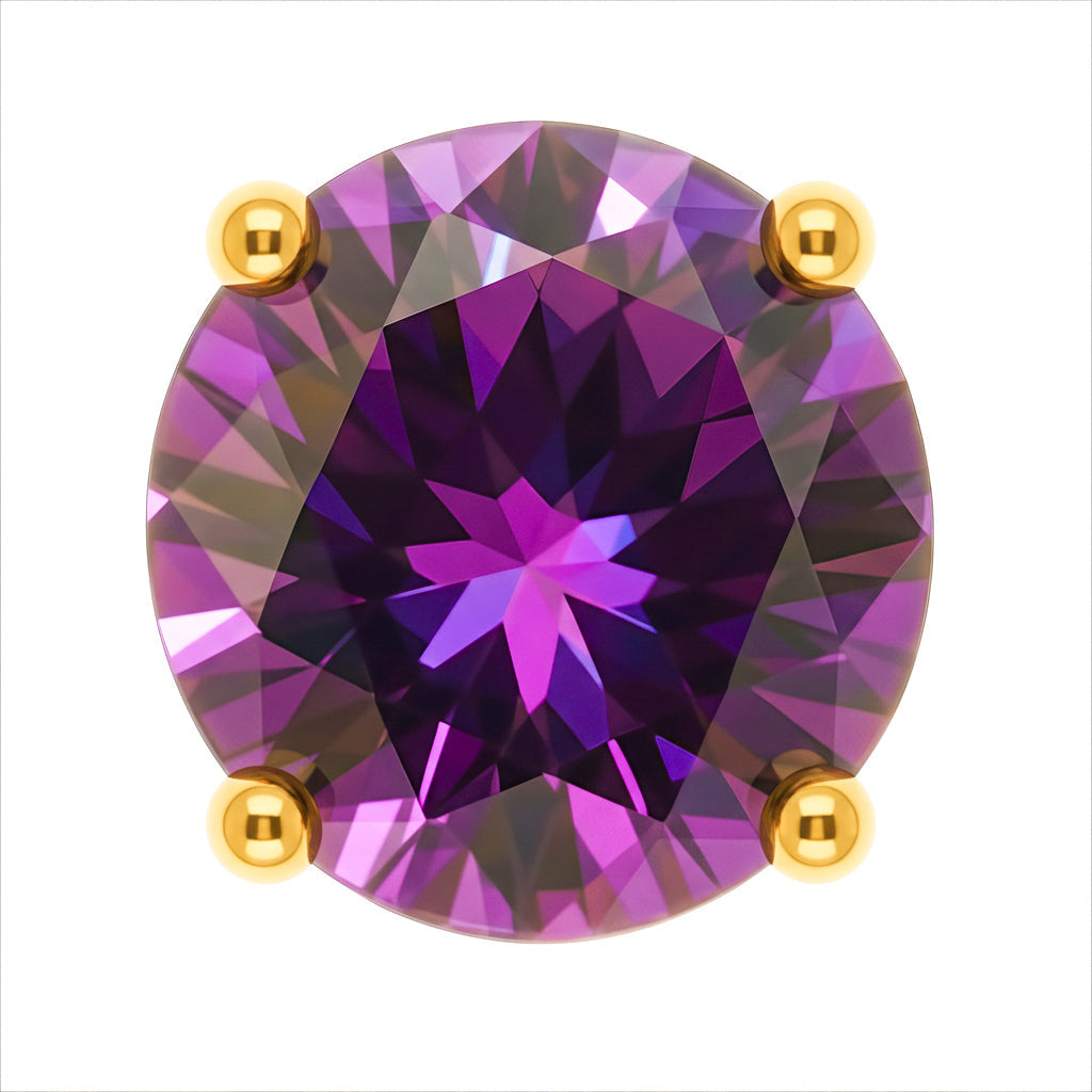 Round Cut Birthstone