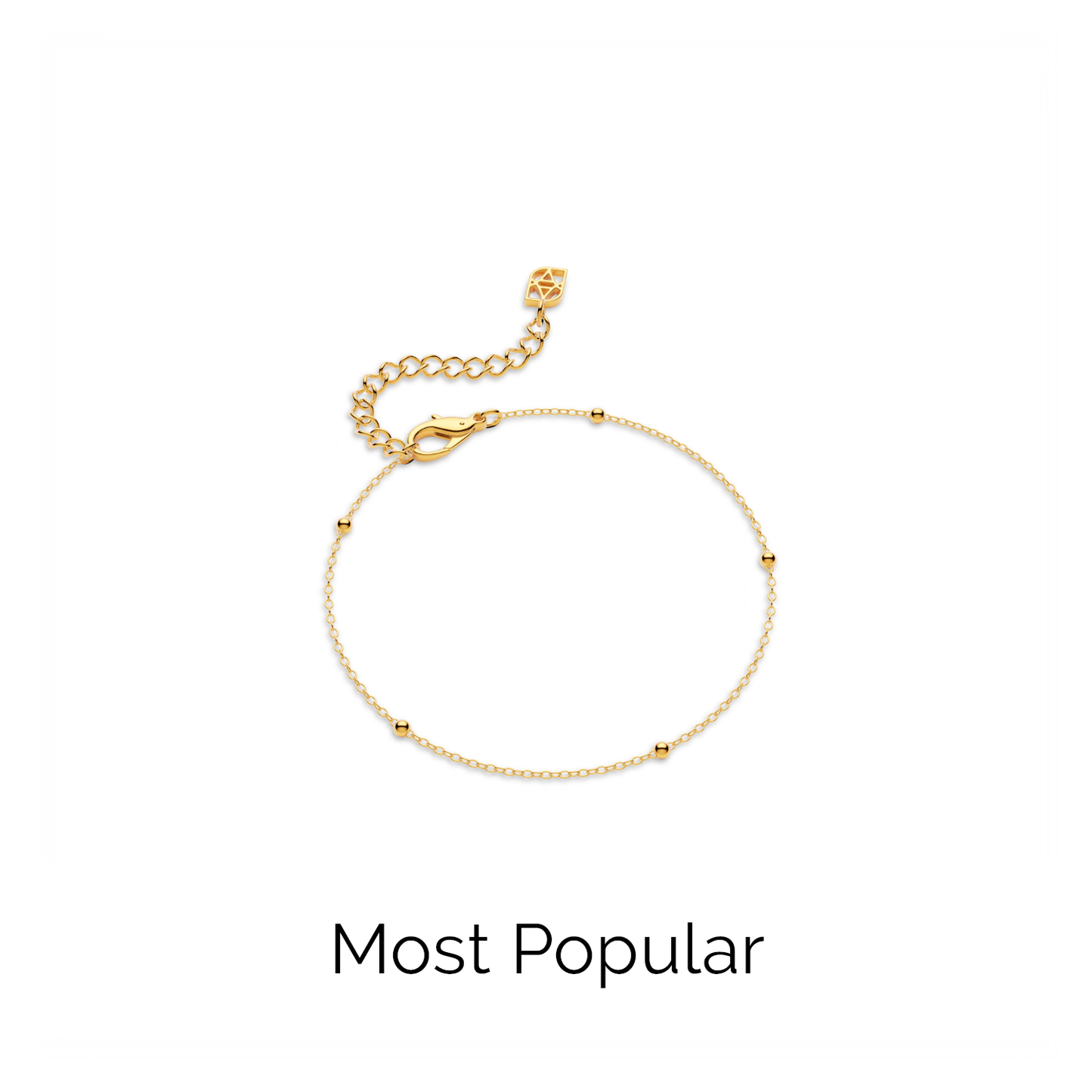 Sterling Silver Chain Extender (Gold)