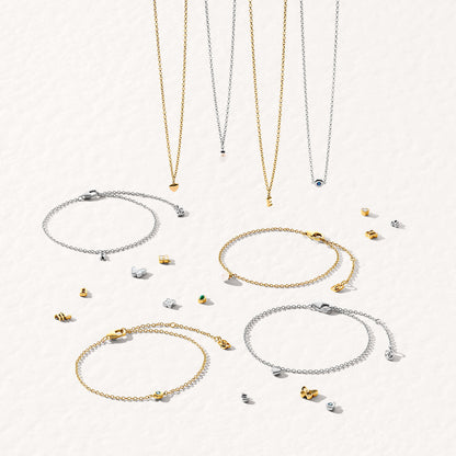 Fine Molten Birthstone Bracelet (Gold)