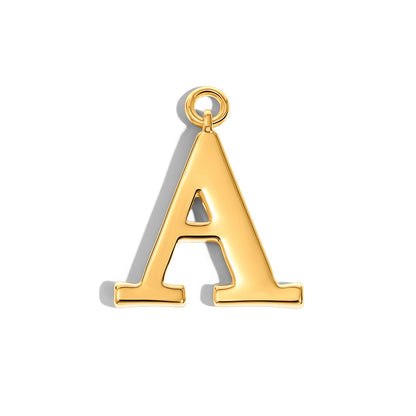 Initial Bag Charm (Gold)